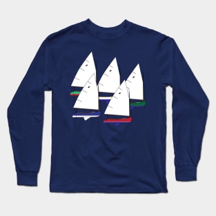 Sanderling Sailboats Racing Long Sleeve T-Shirt